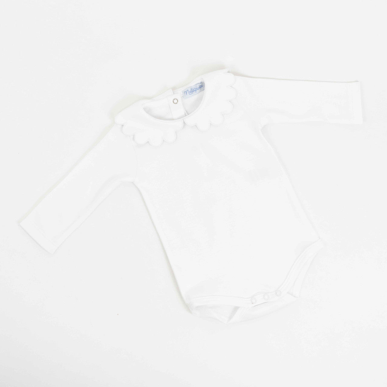 Scalloped Long Sleeve Onesie