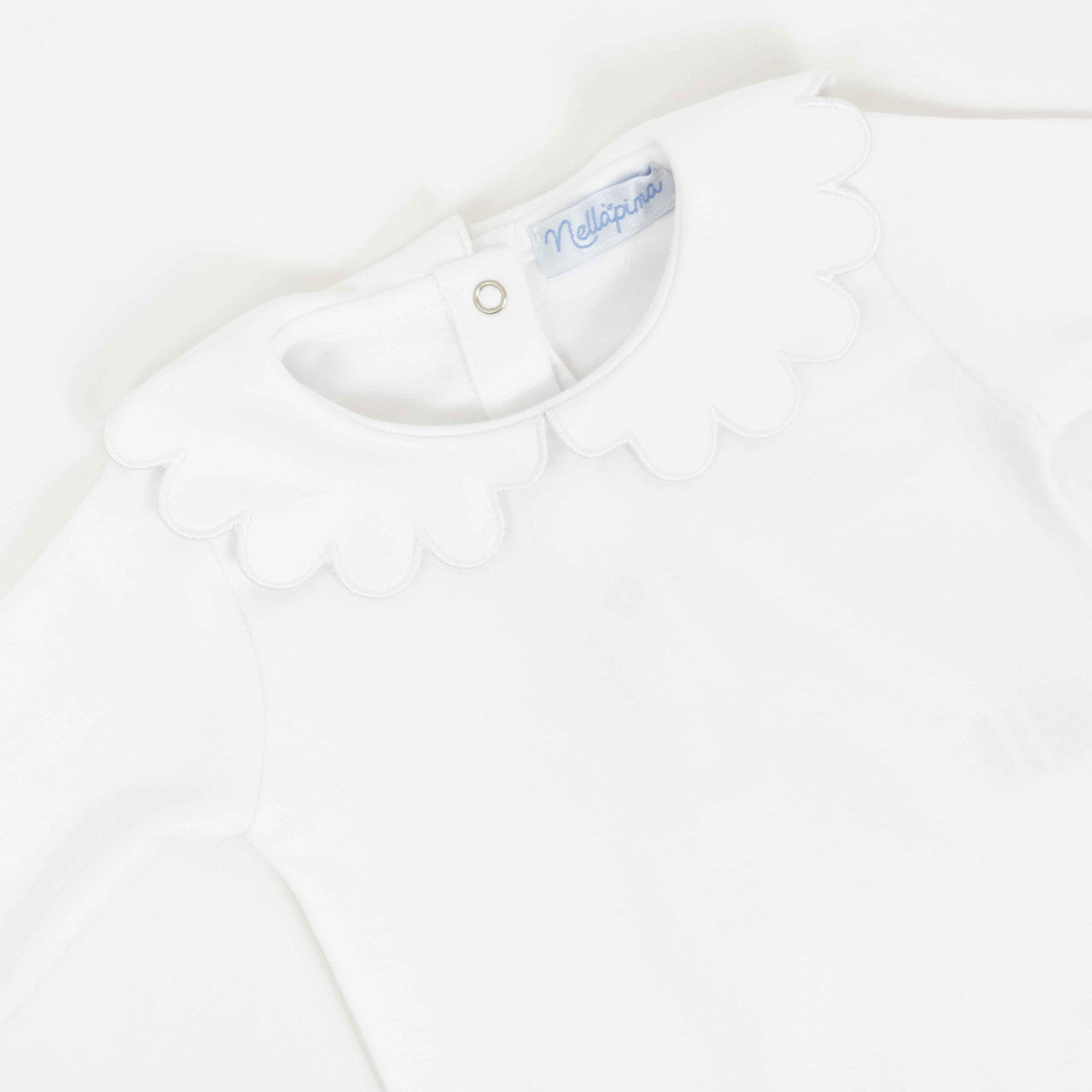 Scalloped Long Sleeve Onesie