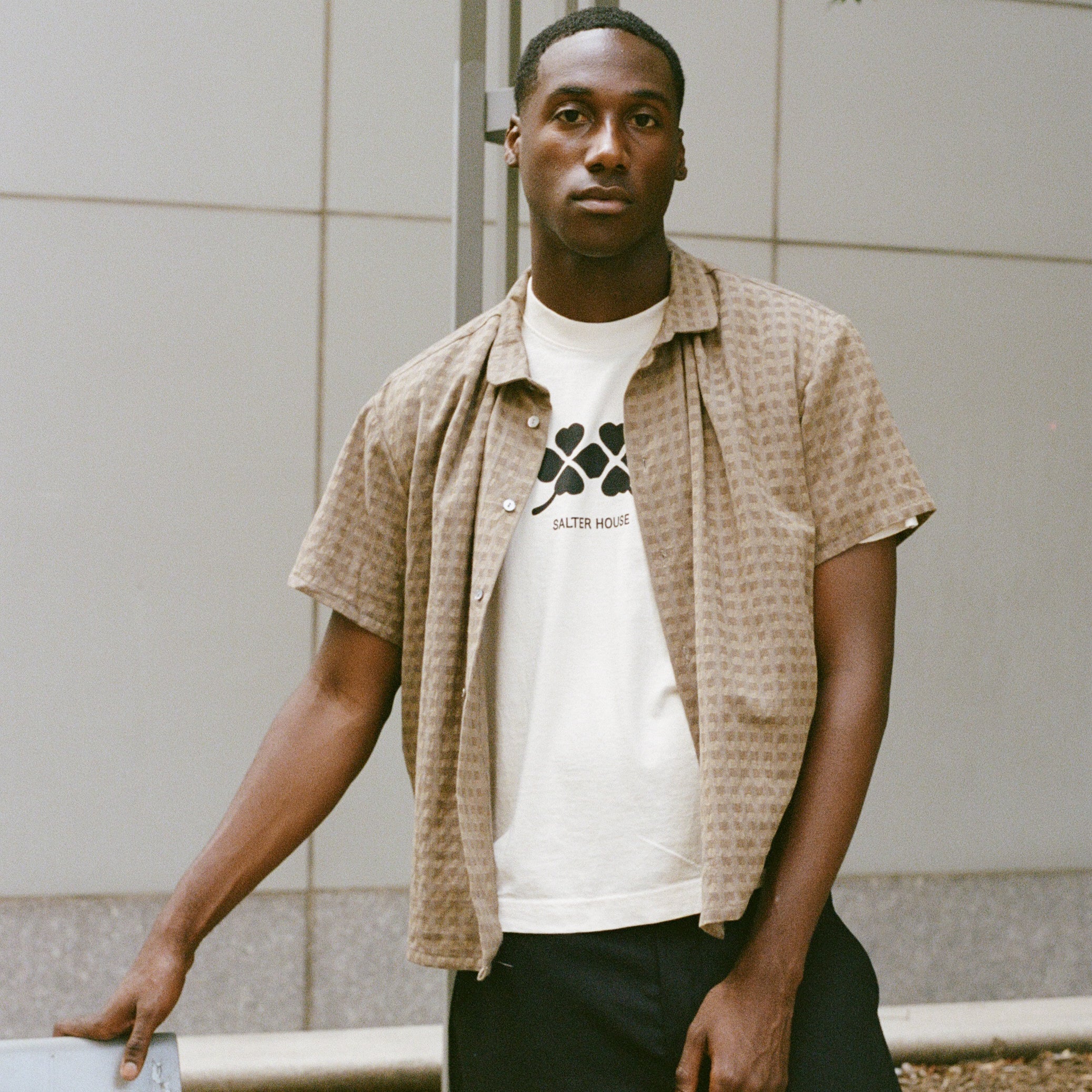 Mud Short Sleeve Shirred Shirt