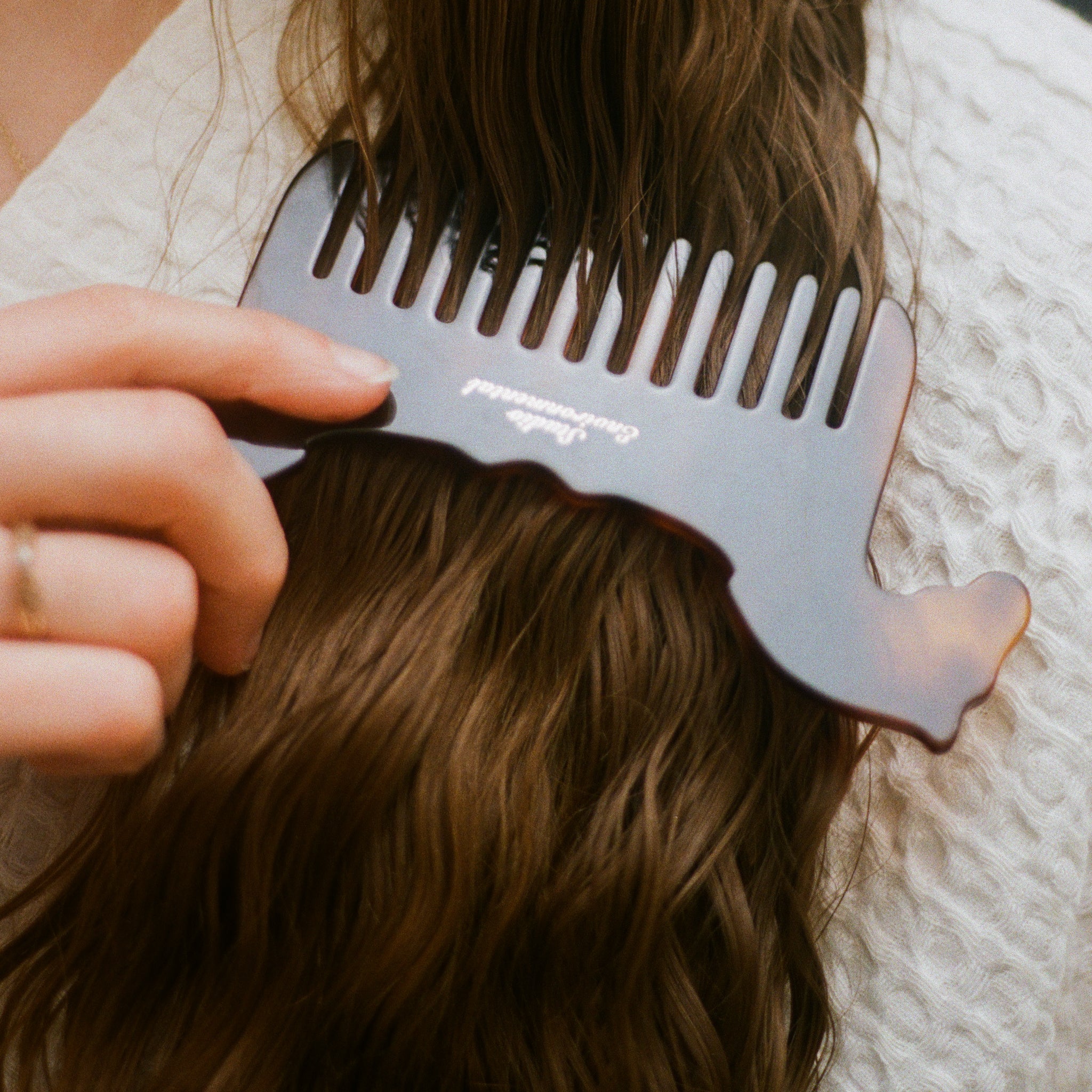 Horse Comb in Tortoise