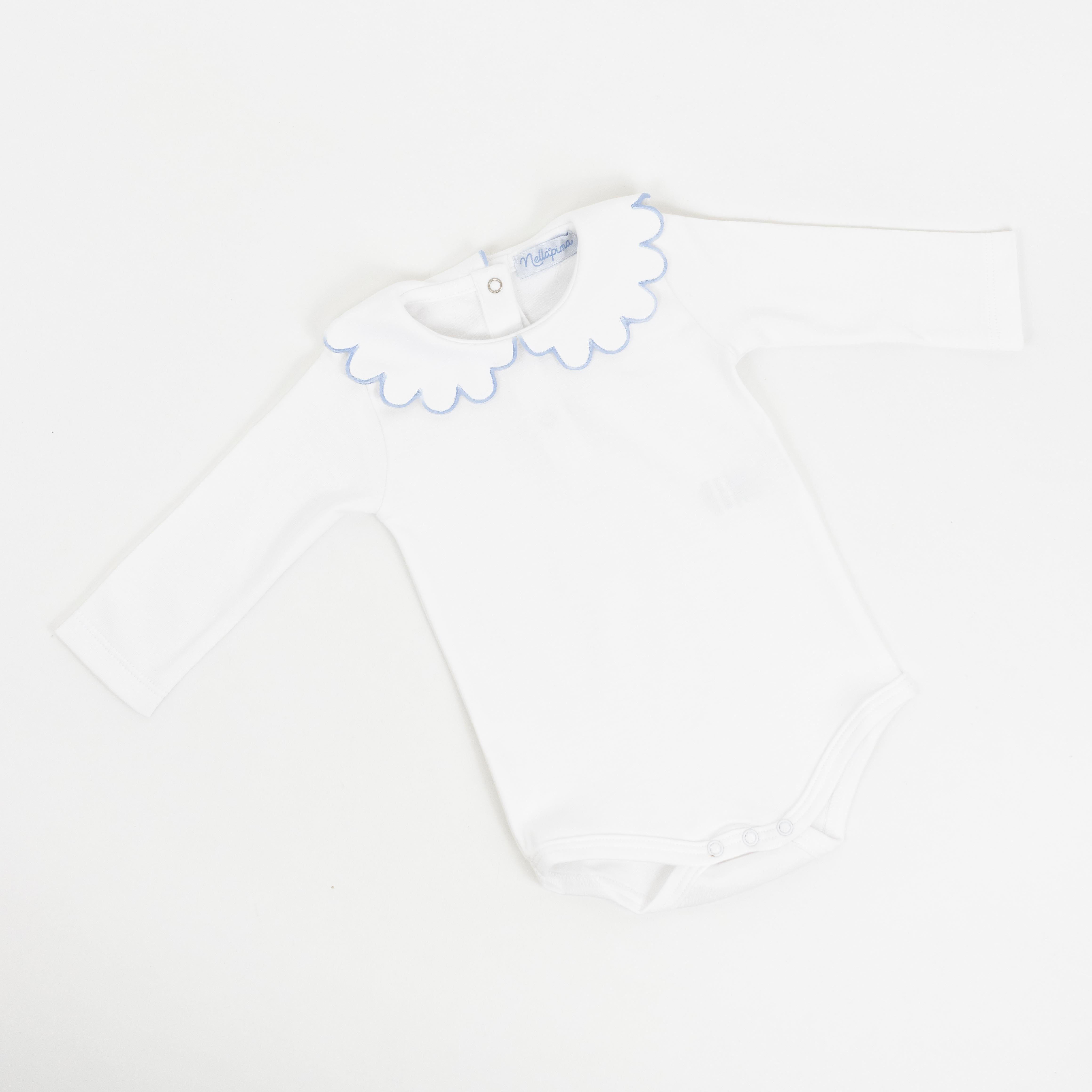 Scalloped Long Sleeve Onesie