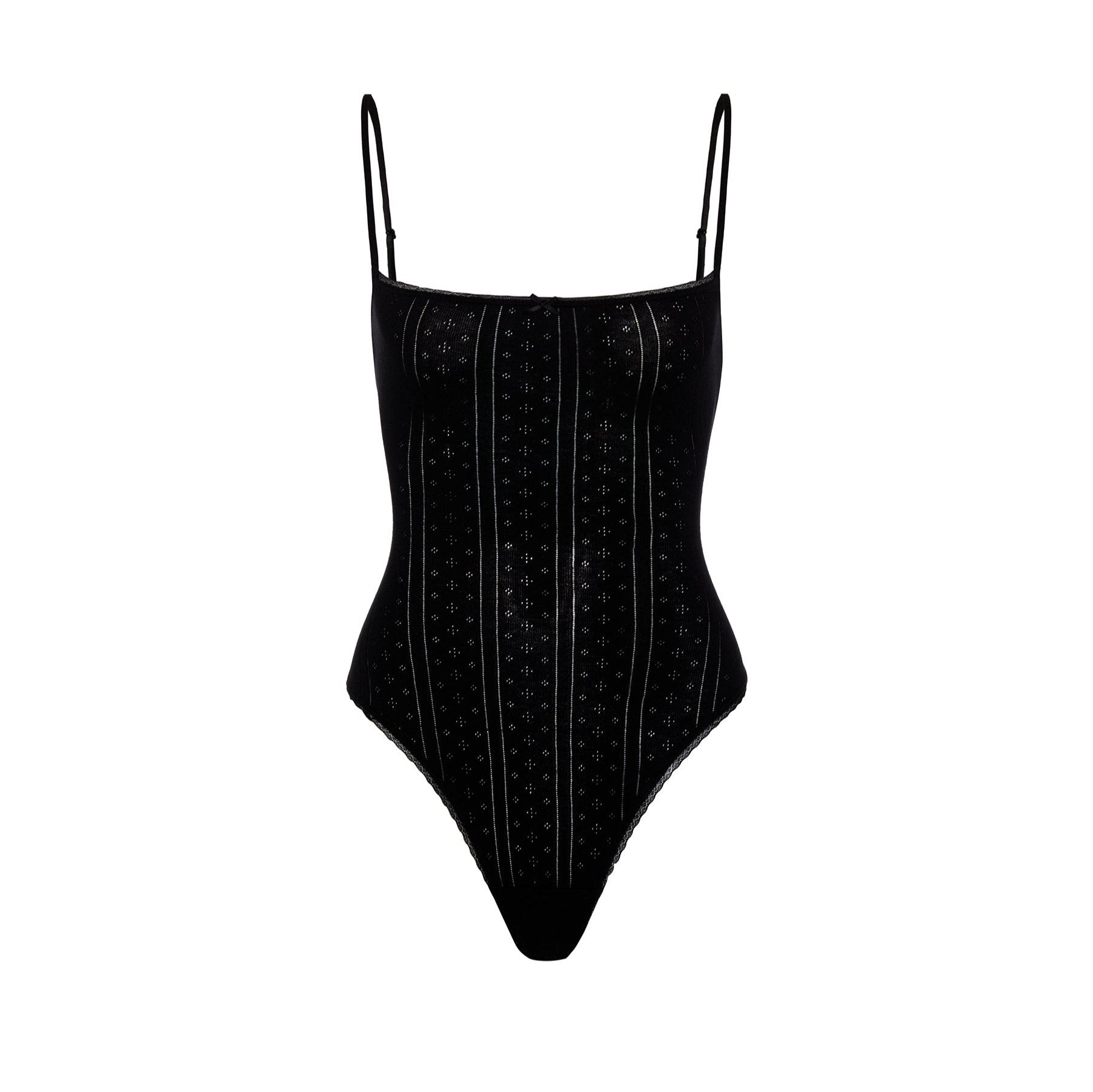 Cou Cou Black Bodysuit