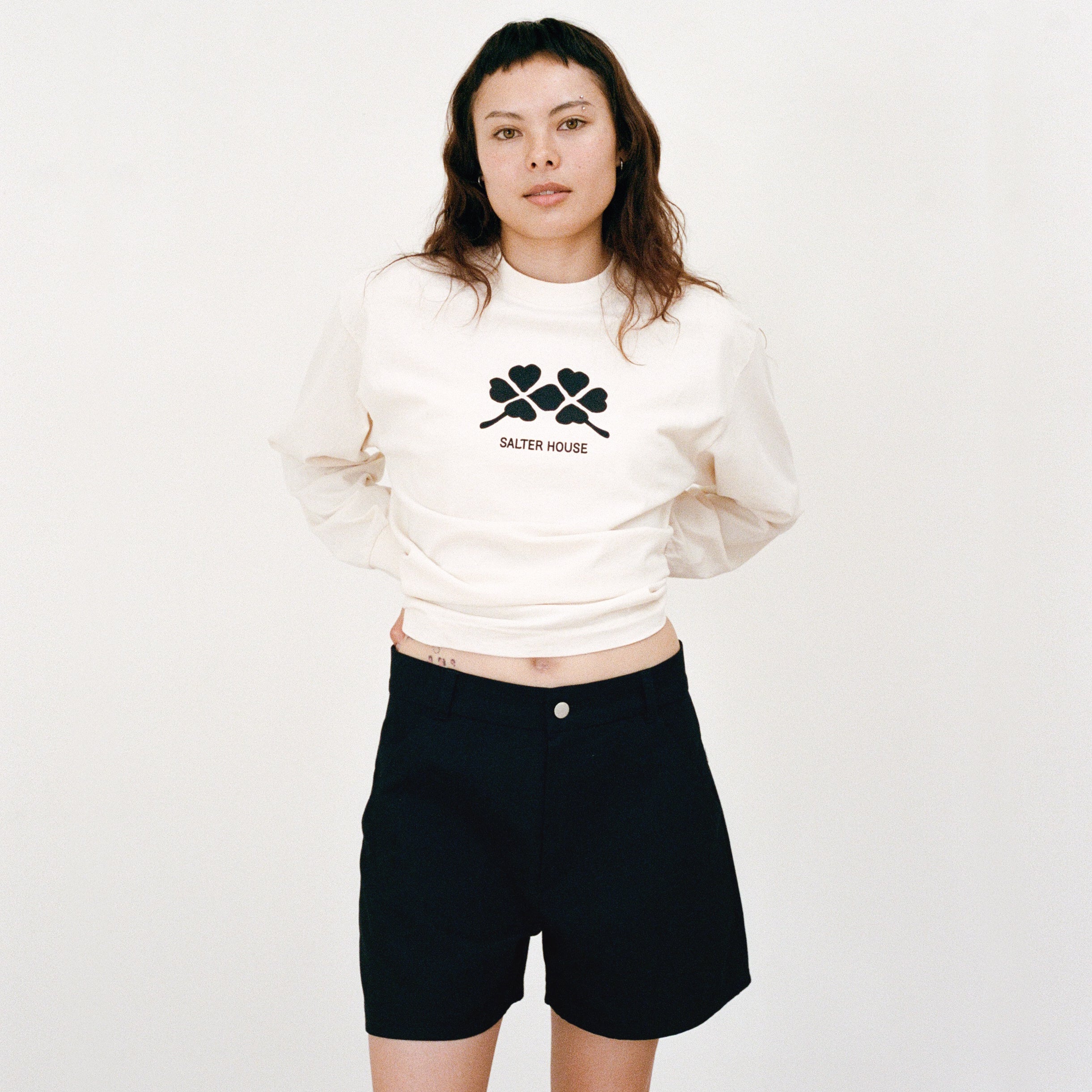 Black Deep-Pocket Work Shorts