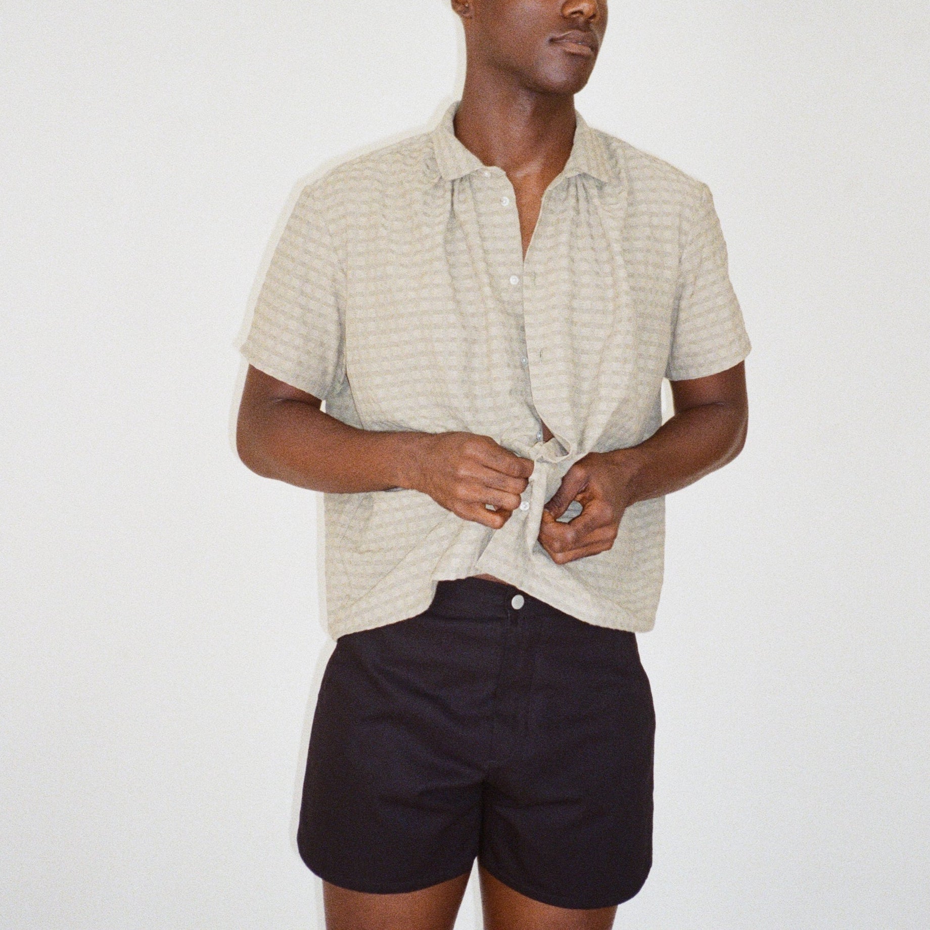 Black Deep-Pocket Work Shorts