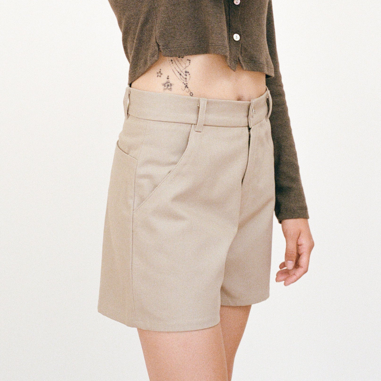 Sand Deep-Pocket Work Shorts