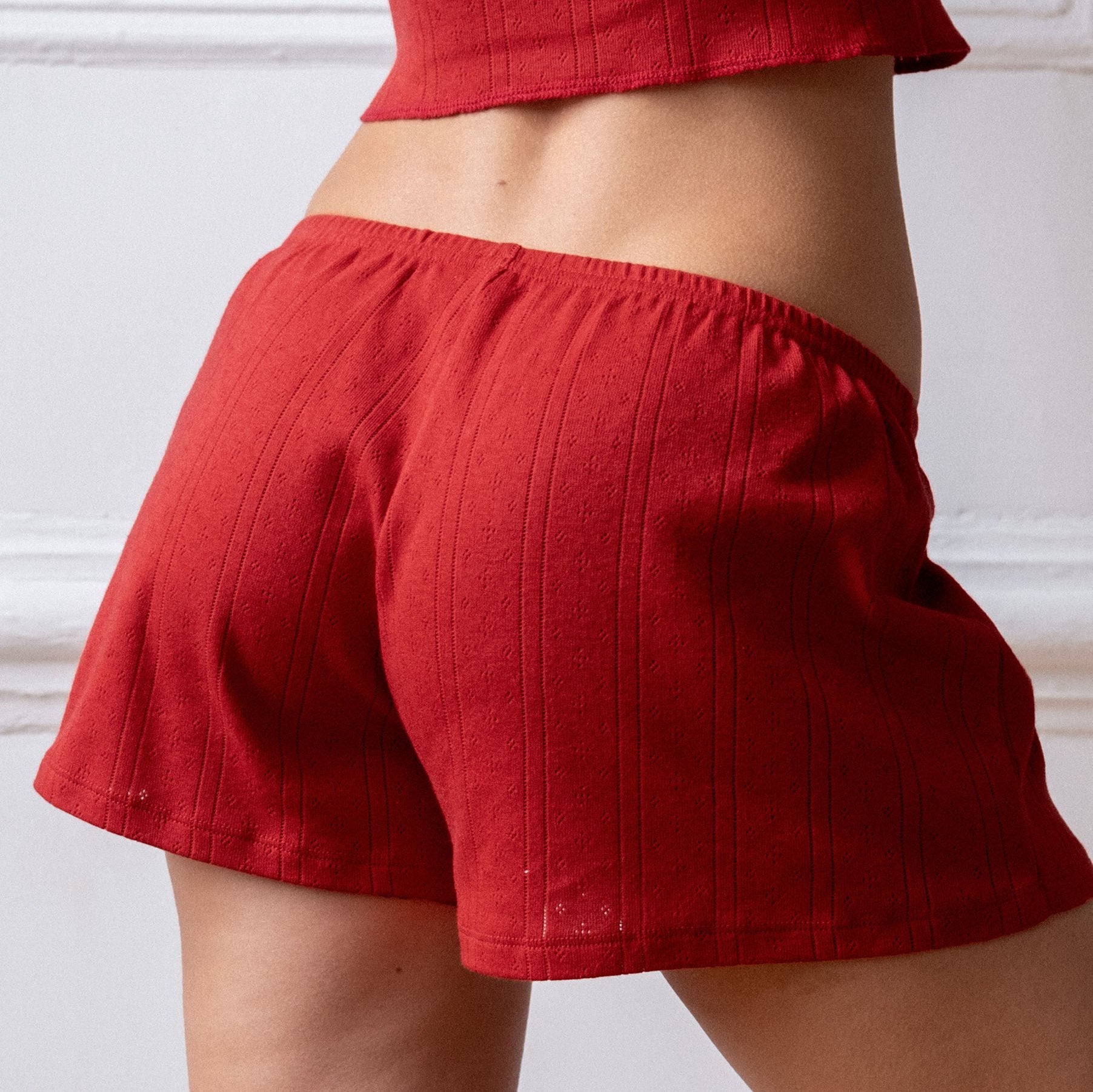 Cou Cou Cherry Red Shorts