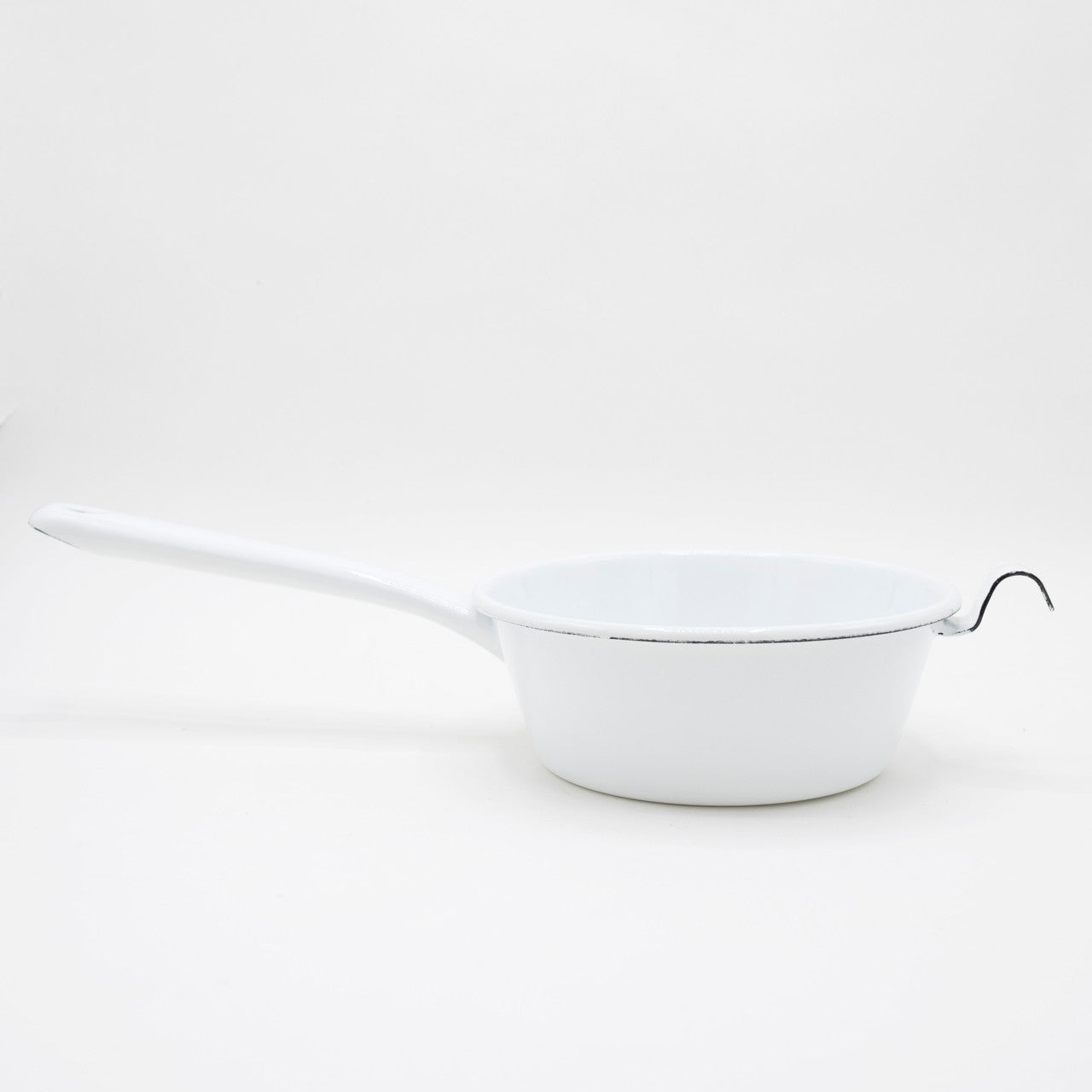 White Hook Enamel Colander