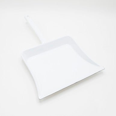 White Enamel Dustpan