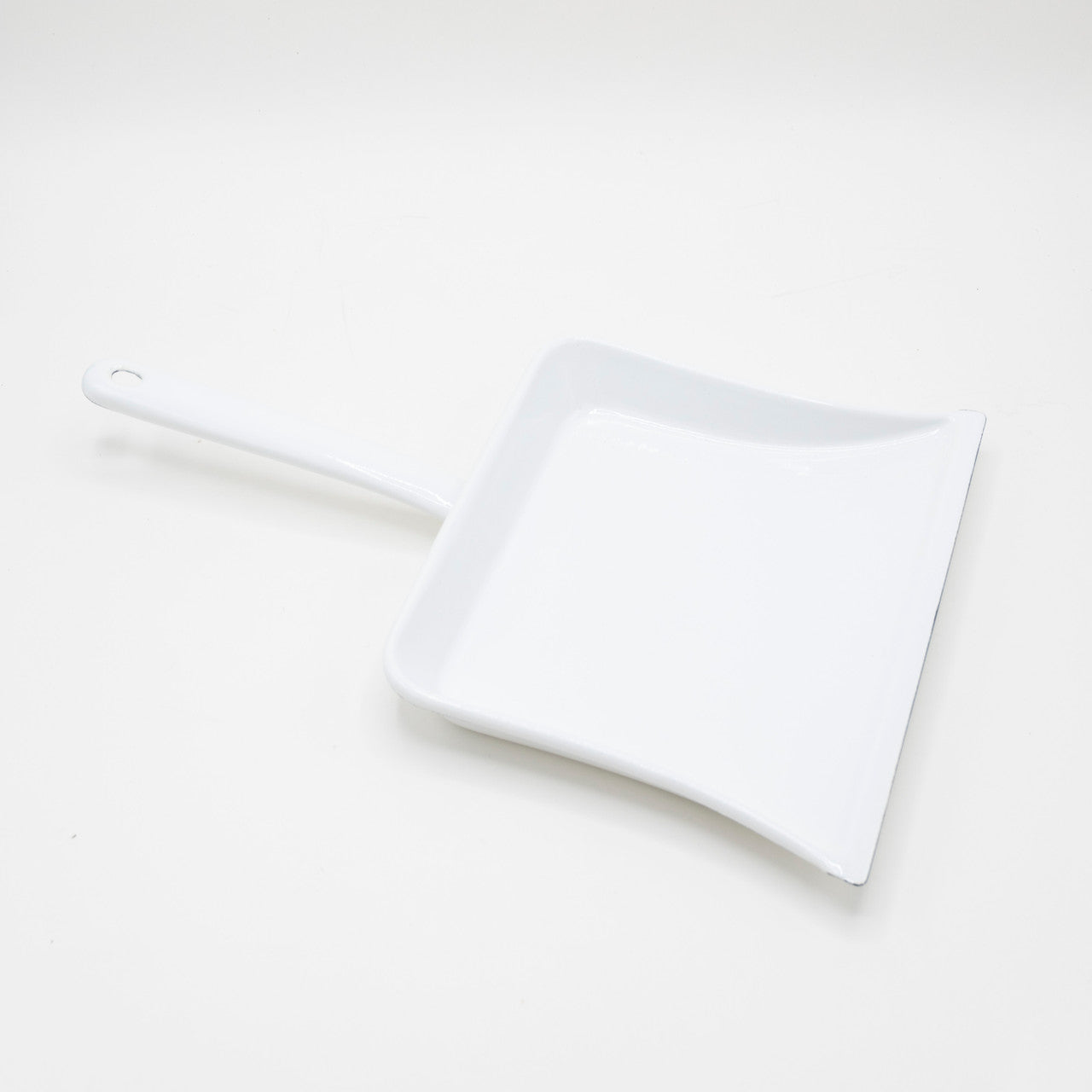 White Enamel Dustpan