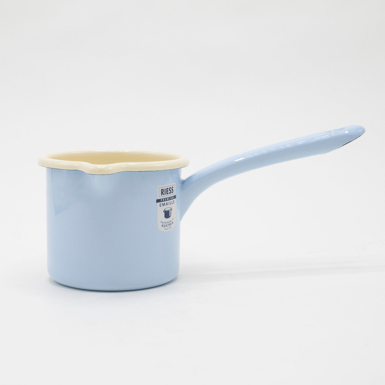 Lavender Blue Enamel Milkpan