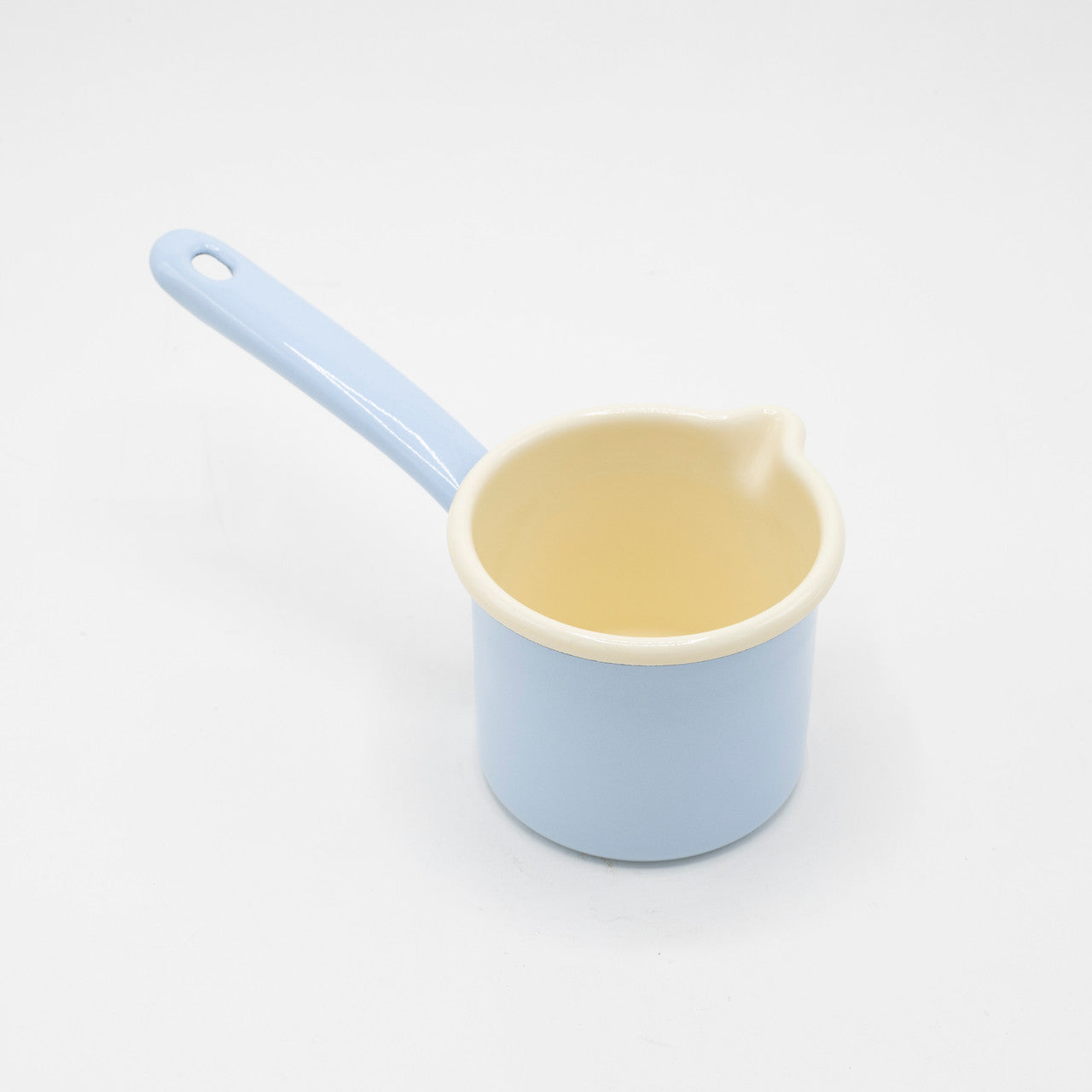 Lavender Blue Enamel Milkpan