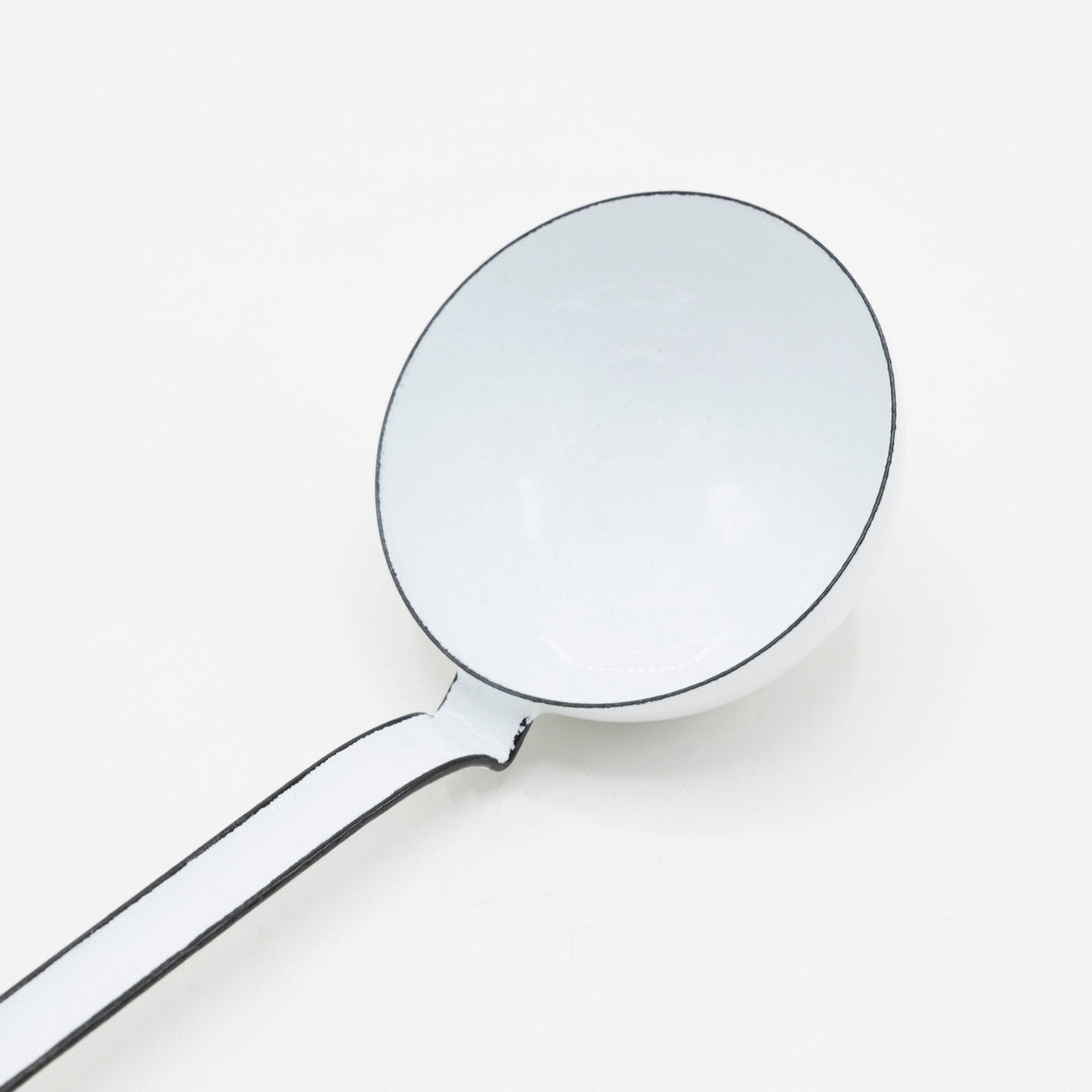 White Enamel Ladle