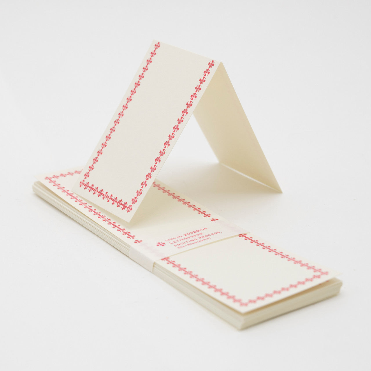 Letterpress Folded Memo Card