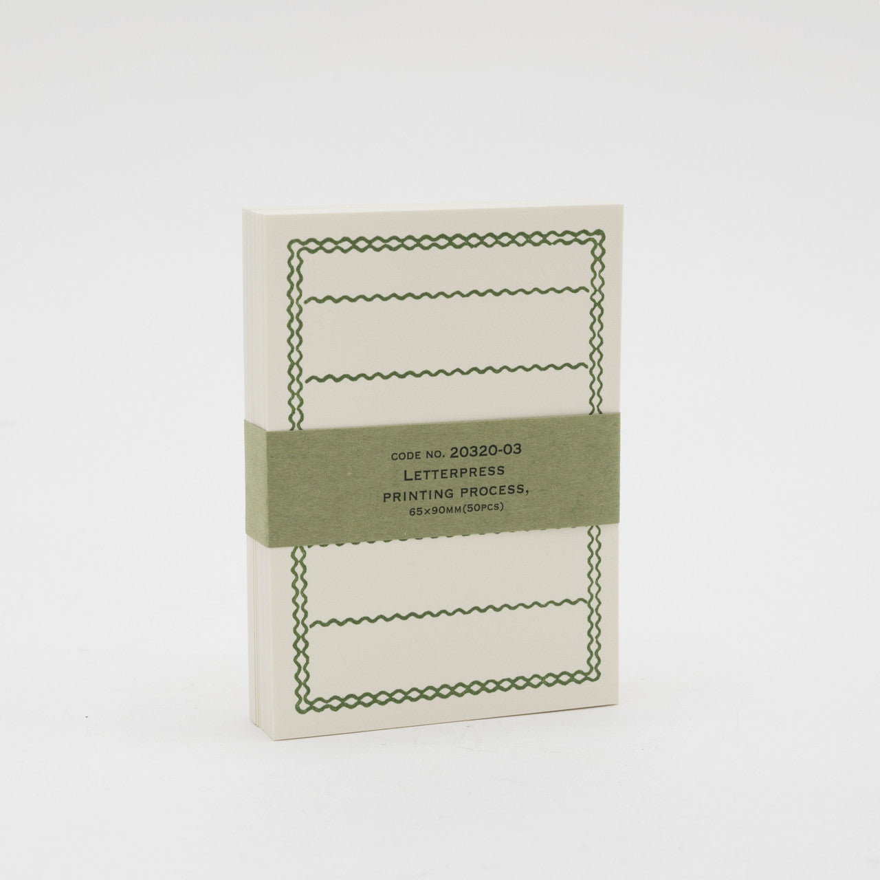 Letterpress Memo Card