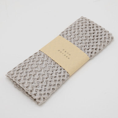 Light Grey Linen Body Towel