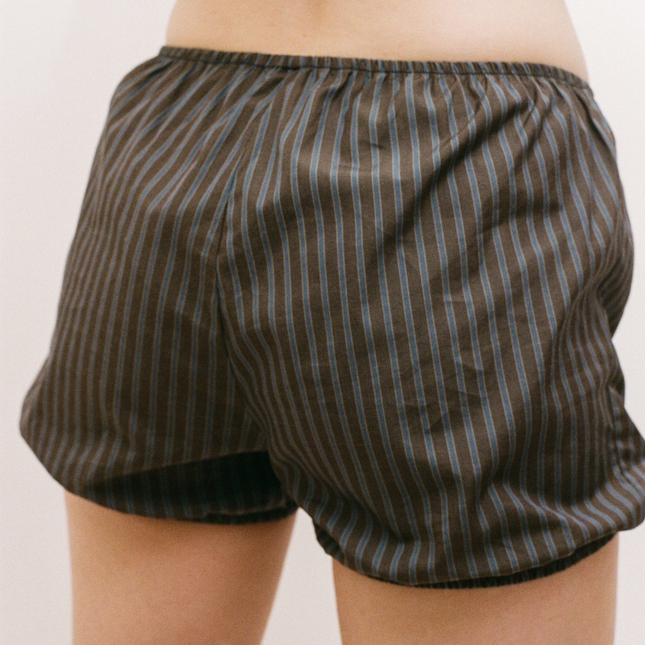 Striped Mini Bloomer Shorts