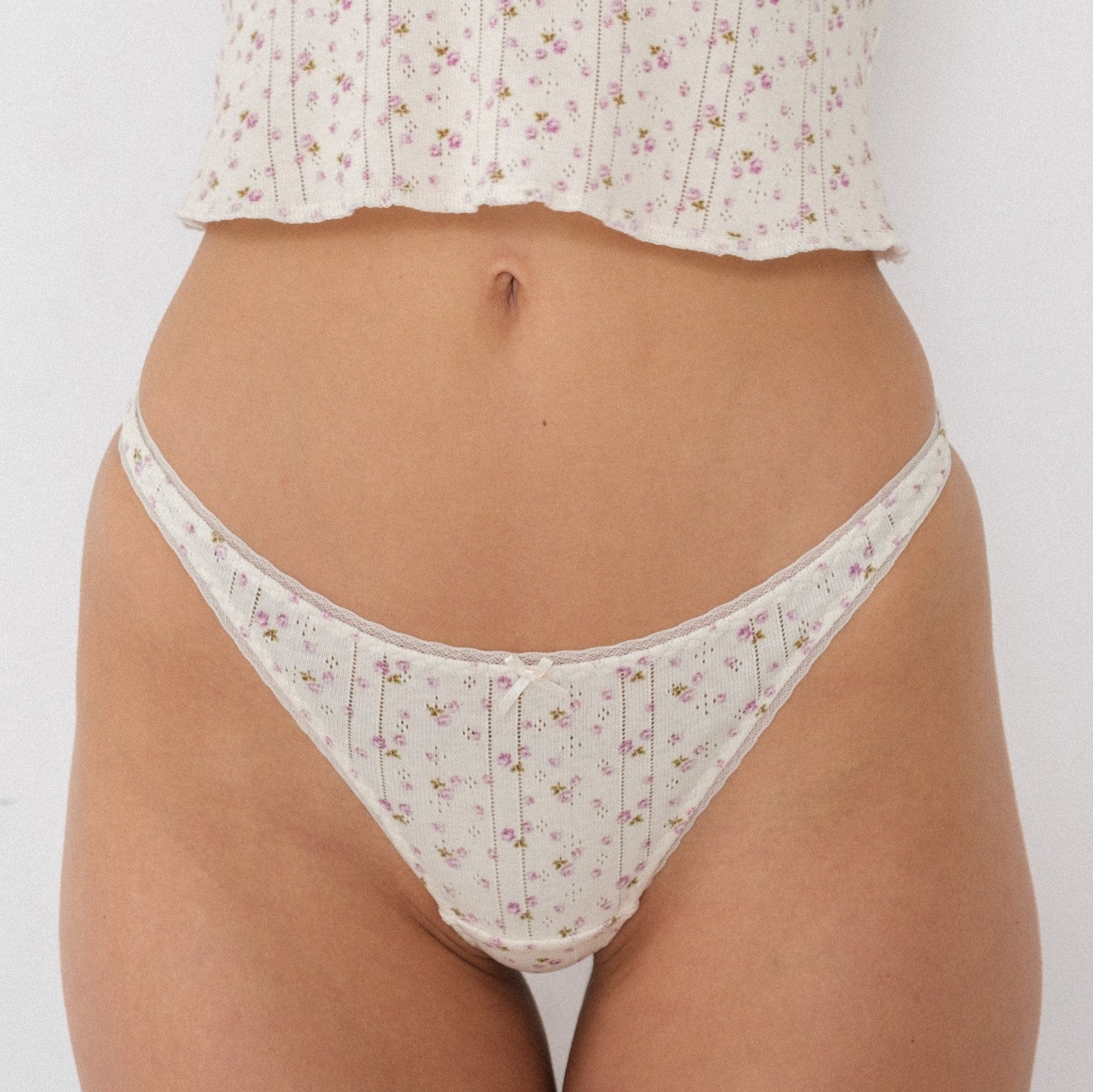 Cou Cou English Rose Thong