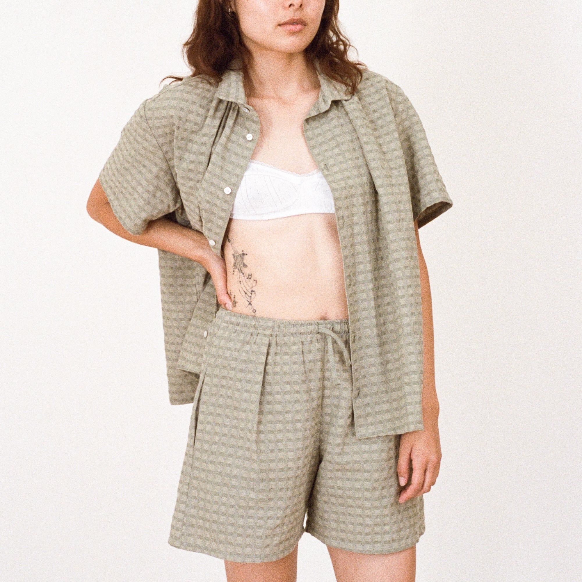 Willow Green Day Shorts