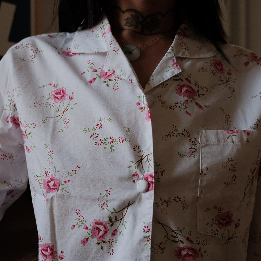 Rose Floral Pyjamas - Adult