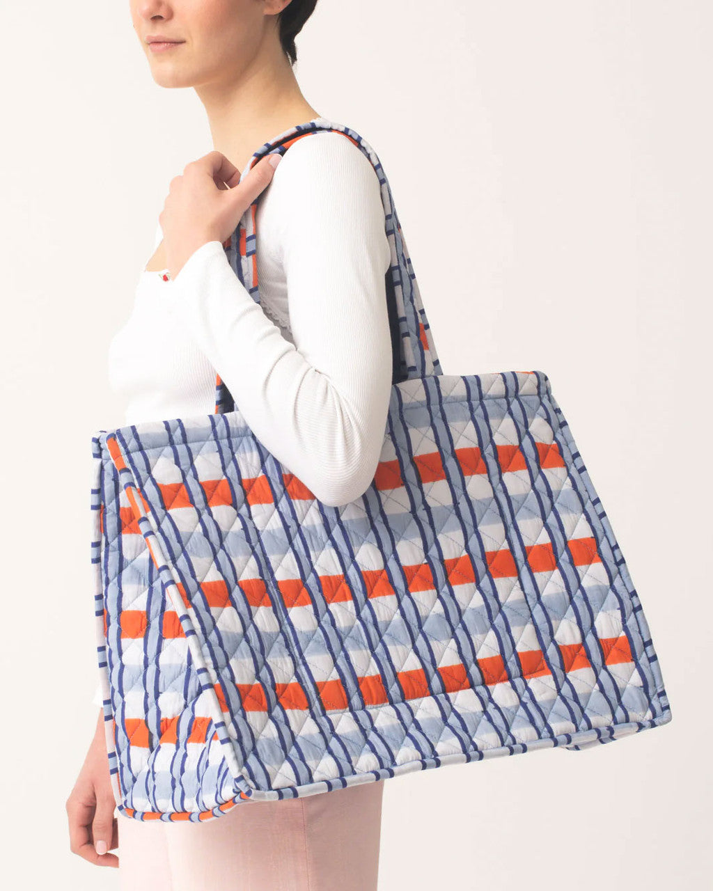 TABLE Block Print Bag