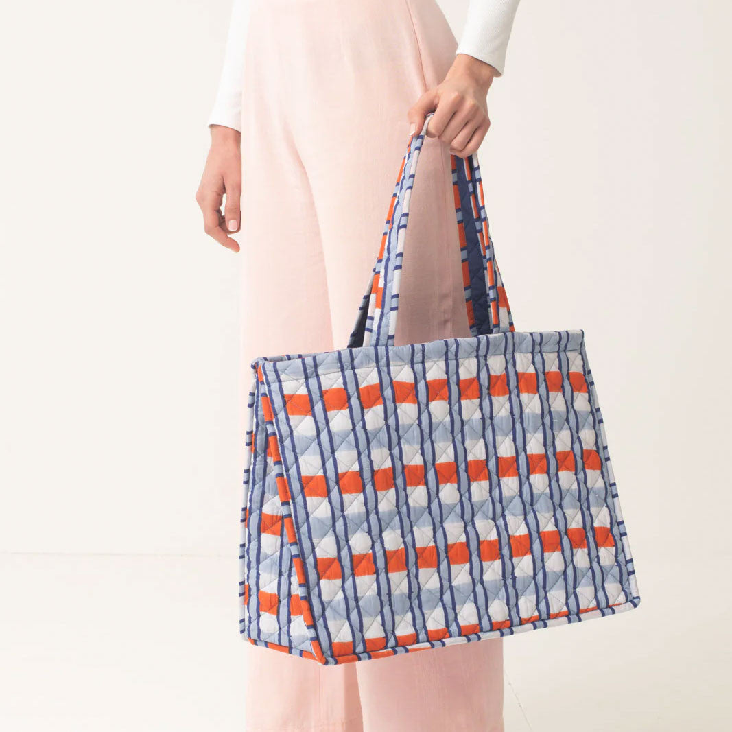 TABLE Block Print Bag