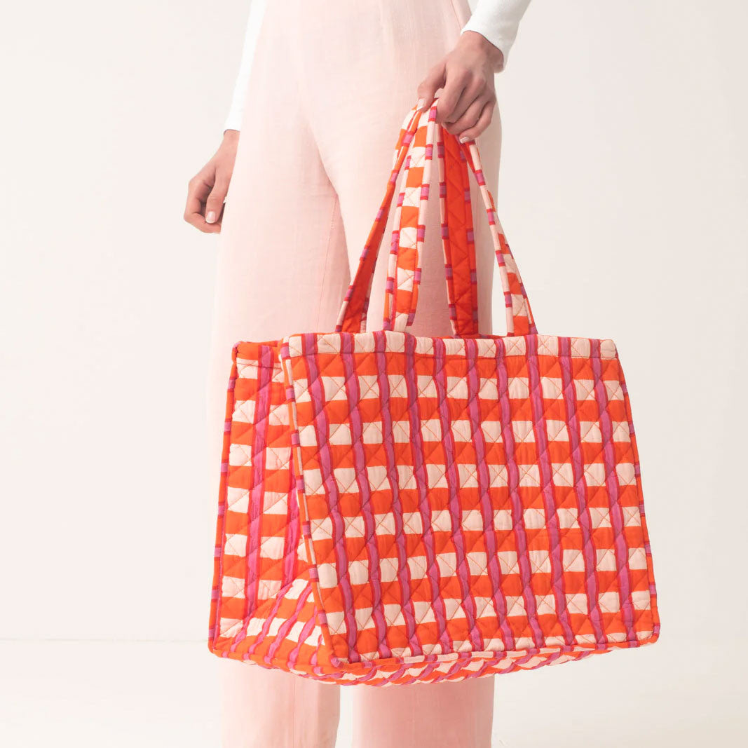 TABLE Block Print Bag