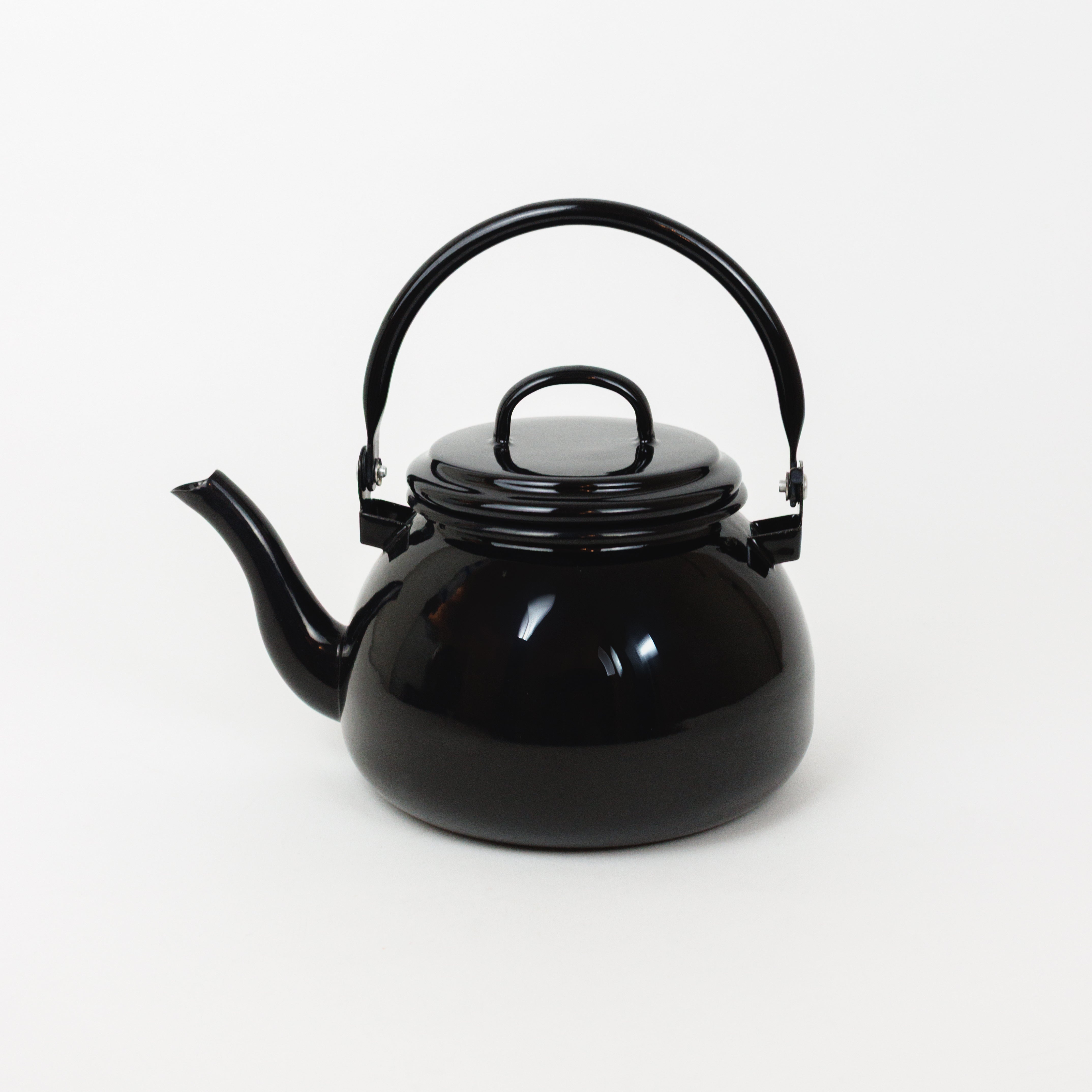 Black Enamel Kettle