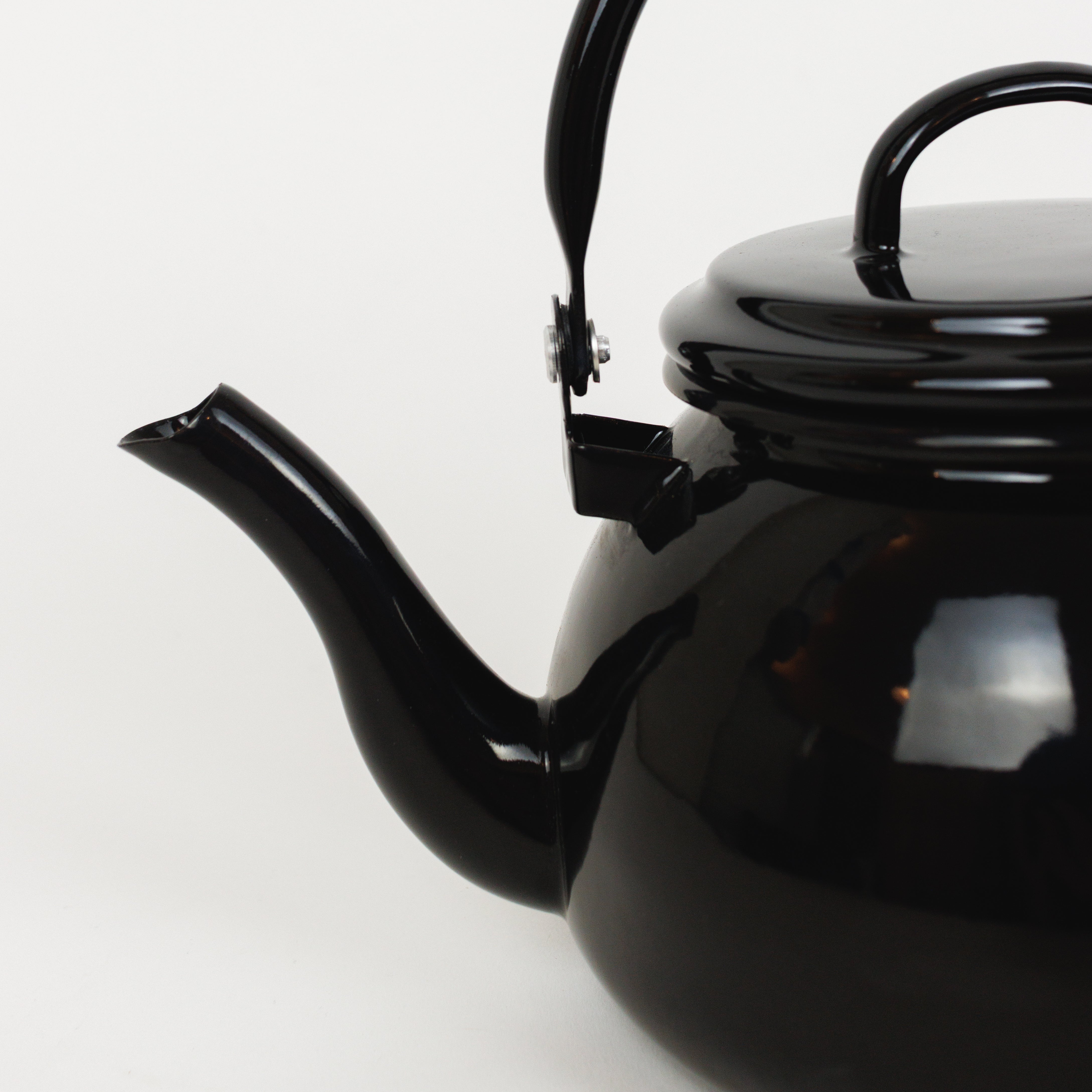 Black Enamel Kettle