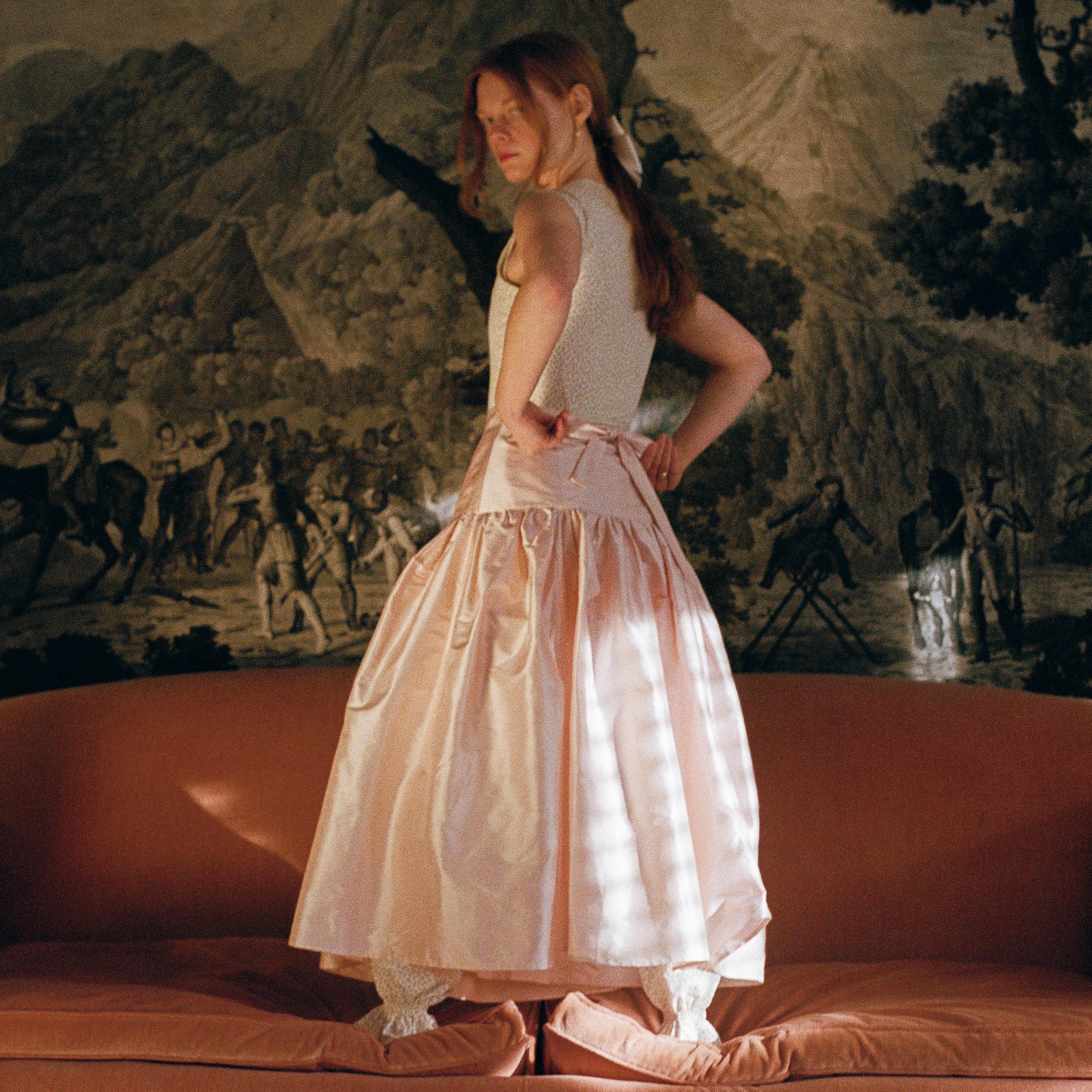 Petal Silk Wrap Skirt
