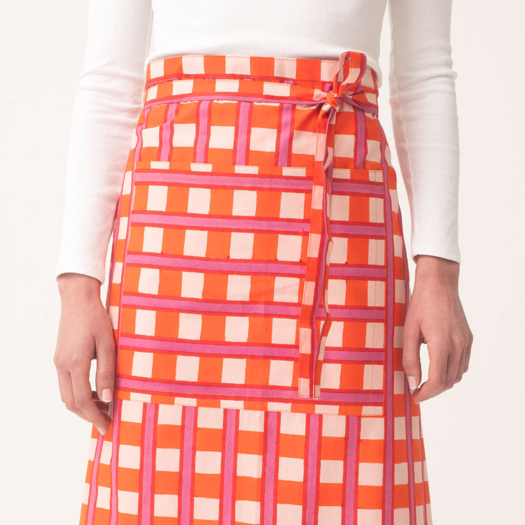 TABLE Block Print Apron