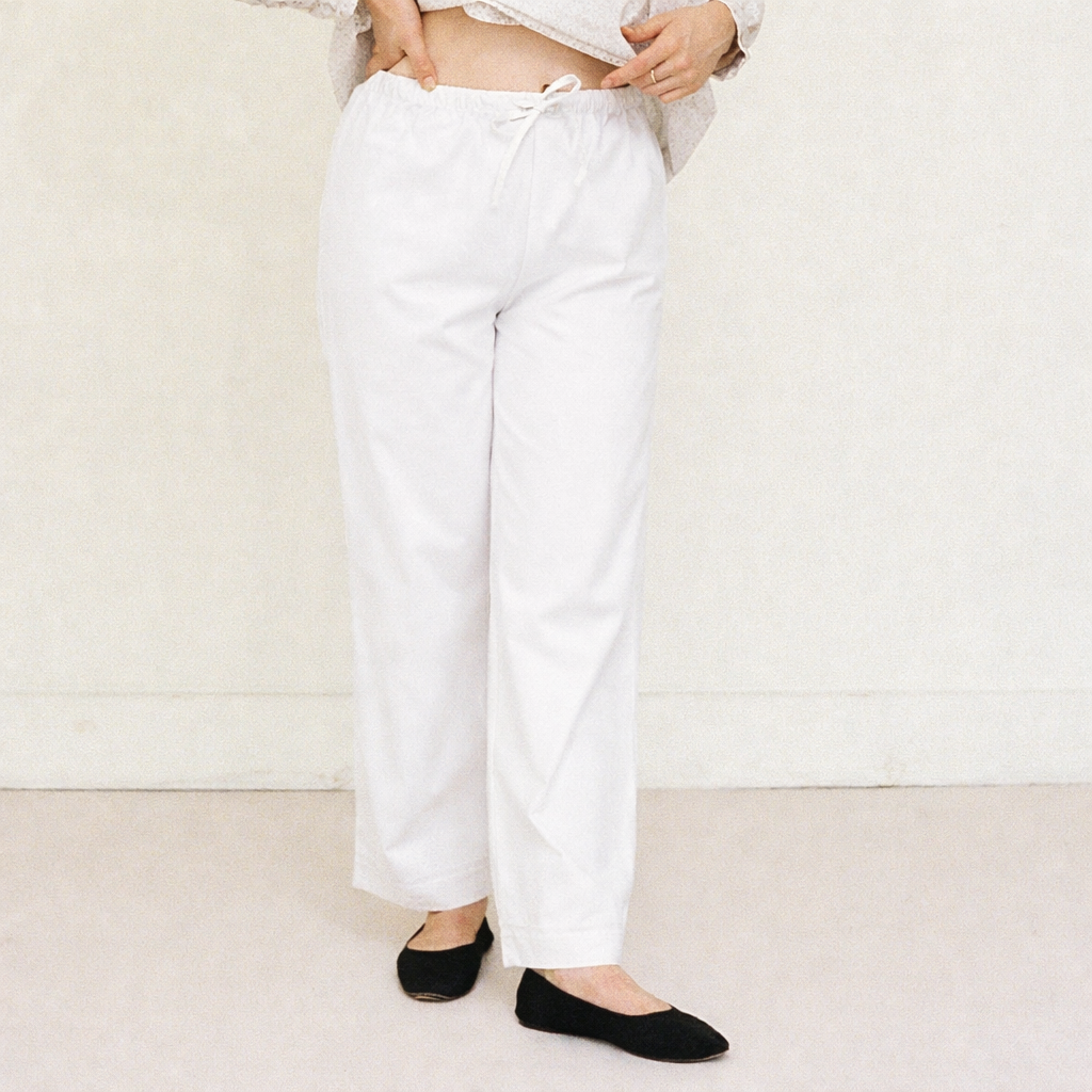 The Wendy Pant, White